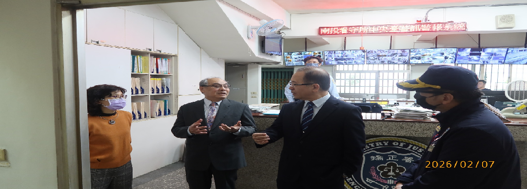 矯正署林署長憲銘於115年2月7日蒞臨本所並慰問及嘉勉勤同仁辛勞